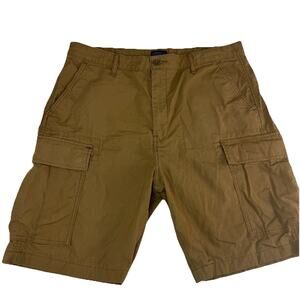 Levi's Men"s Carrier Cargo Shorts Sz 36 Brown Ripstop Cotton Utility Gorpcore